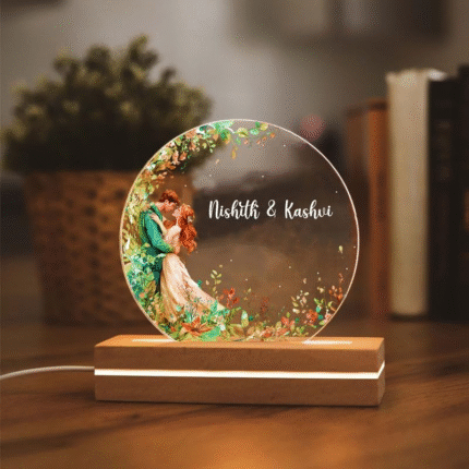 THE GRANDEUR Customised LED Photo Lamp, Anniversary Gift